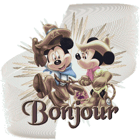 Gif animé bonjour